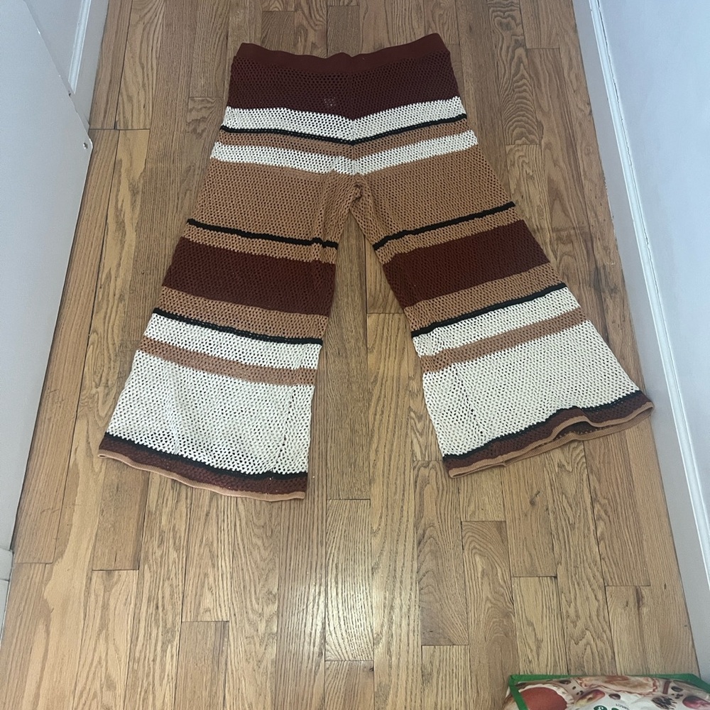 New York & Company Rust Knit pants